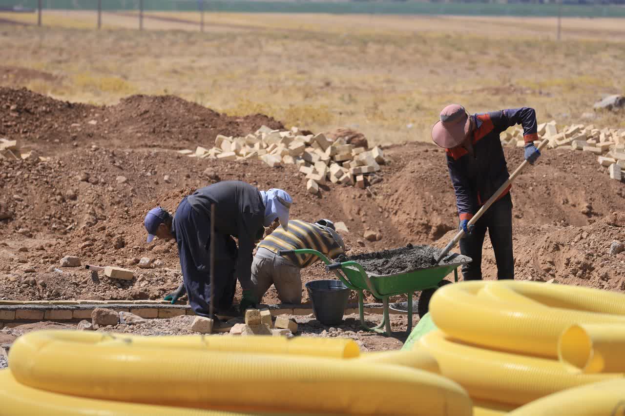 شروع عملیات آبرسانی مجتمع کفراج شهرستان دلفان